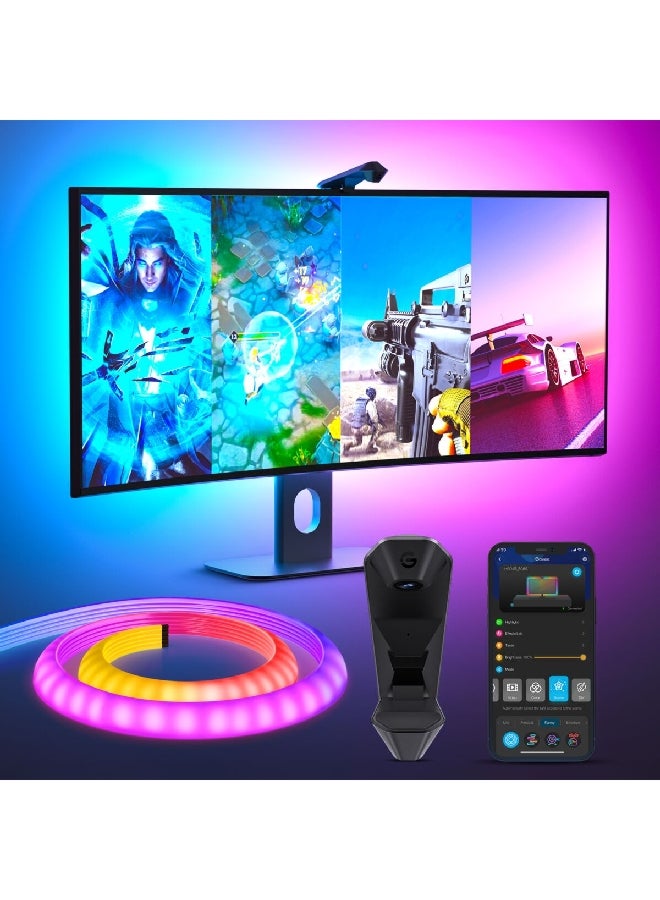 Govee Wi-Fi + Bluetooth RGBIC Neon LED Strip Light Multicolour 10 ft H61A0 - Image 3